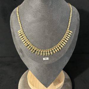 Collier à pampilles en or jaune 18 carats (750/000)